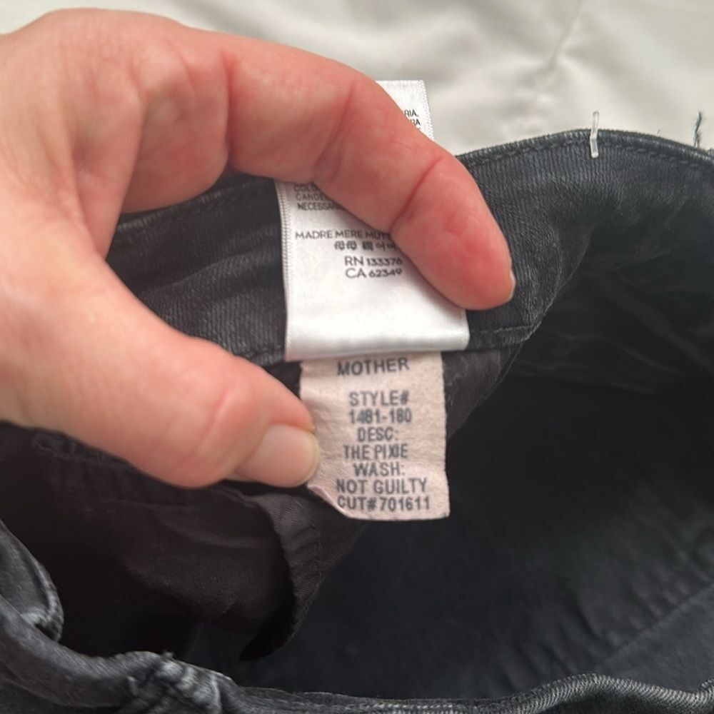 Mother The Pixie Button Fly, Size 28 - image 8